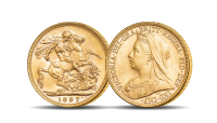 Queen Victoria Veiled Head Half Sovereign